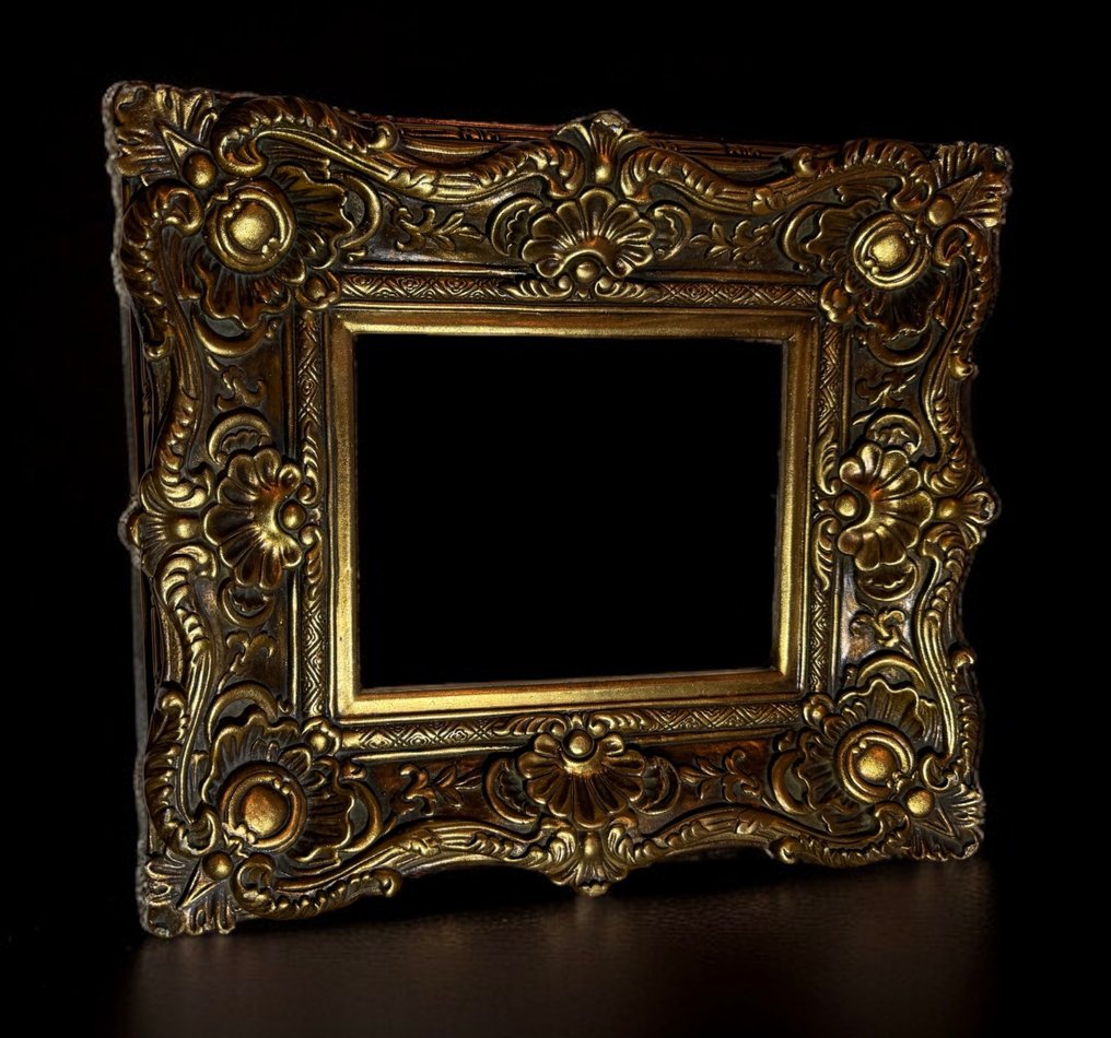 Ramme- Museale - Guldblad - Gesso  - Træ #1.0