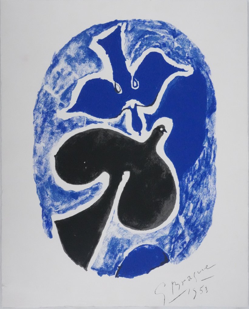 Georges Braque (1882-1963) - Deux colombes #1.0