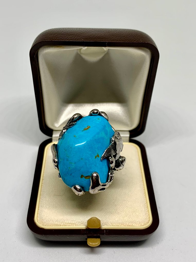 Turkos - Silver - Ring - Turkos ring #1.0