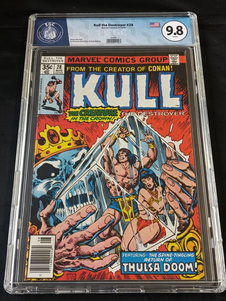 Kull the Destroyer #28 - EGC 9.8 - The Creature and the Crown! - 1 Graded comic - EO - 1978 #1.0