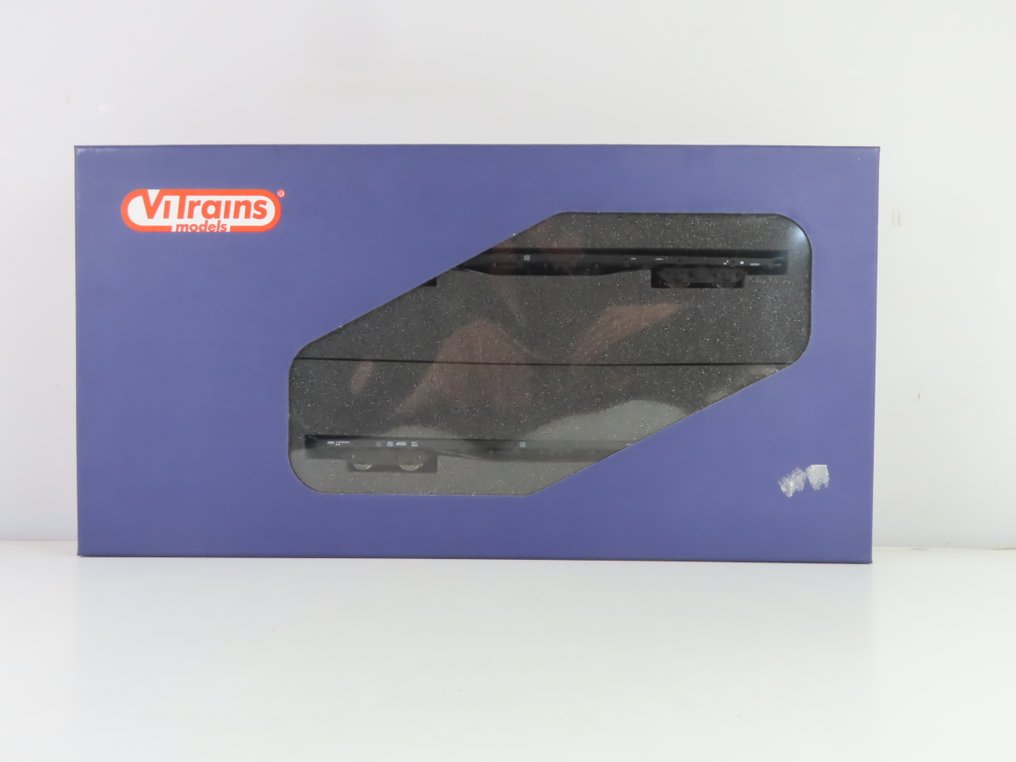 Vitrains H0 - 3319 - Model train freight carriage (1) - Two-piece set of four-wheeled trolleys. - NS #1.0