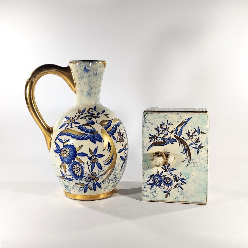 Keramis Boch - Raymond Chevallier - Κανάτα - παπαγάλος του παραδείσου - Πήλινο #1.0