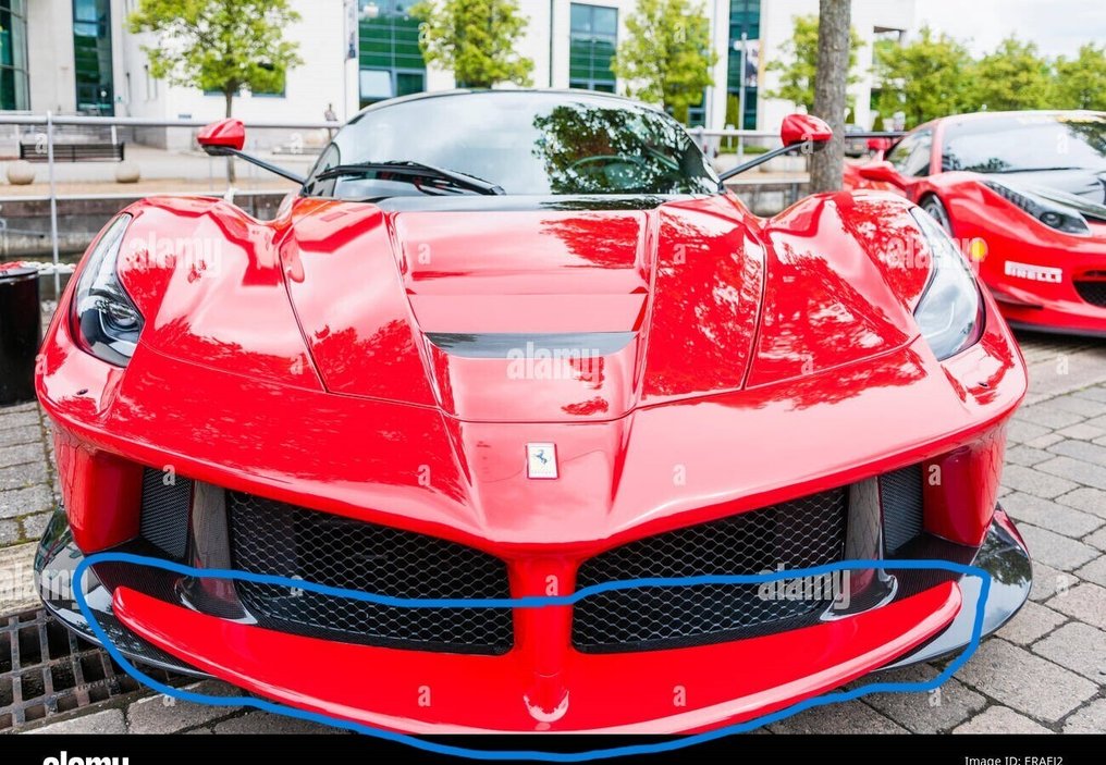 Bil del - Ferrari - FERRARI LAFERRARI FXXK FRONT LOWER SPOILER Genuine lama 85529710 - Efter 2000 #1.0