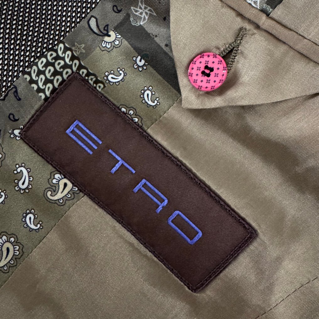 ETRO - New - Silk/Wool - Made in Italy - Size 48 - Μπλέιζερ #1.0