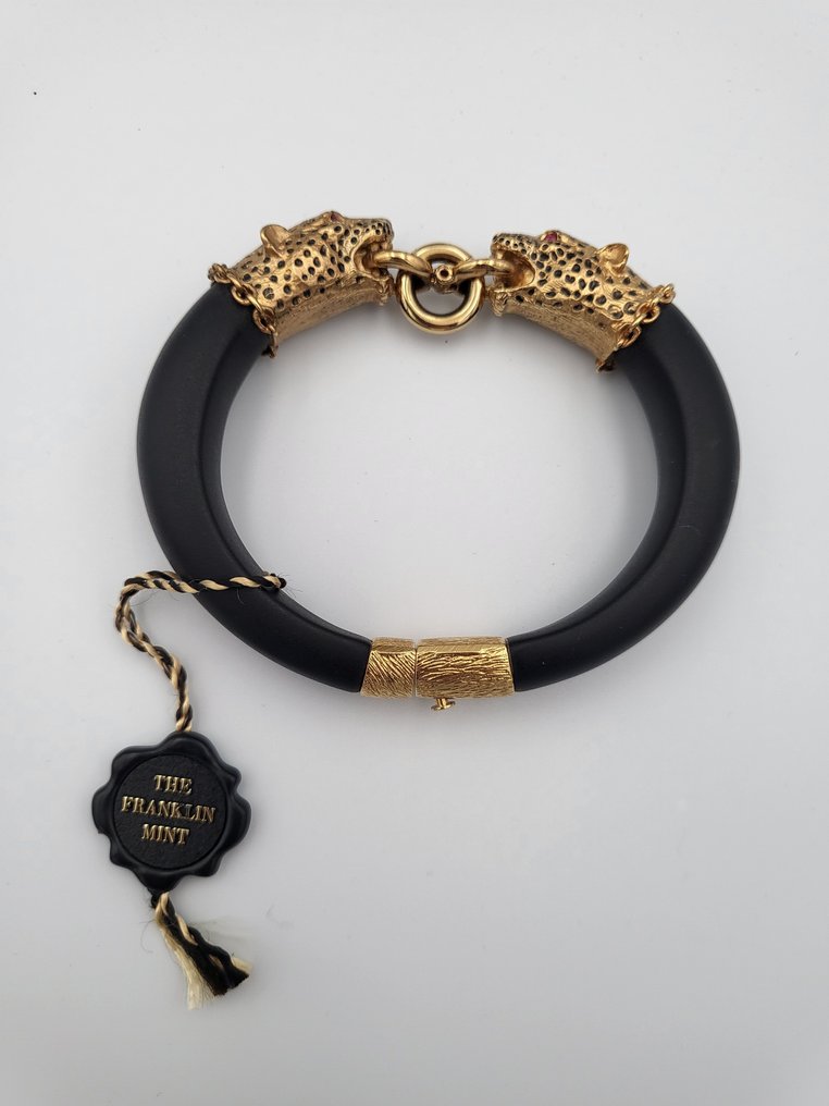 Franklin Mint - The Duchess of Windsor Panther Bracelet – Franklin Mint – Plated or 22 carats – Ruby – Jewelry - Bracelet #1.0