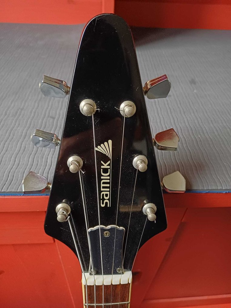 Samick - FV 450 Flying V - - E-Gitarre - Südkorea - 1992 #3.2