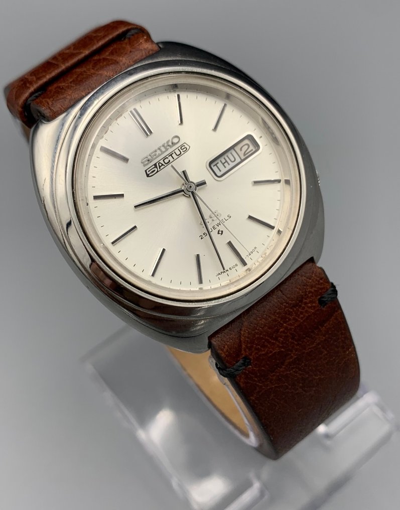 Seiko - 5Actus SS Automatic Day-Date - Sem preço de reserva - 6106-7460 - Homem - 1970-1979 #2.1