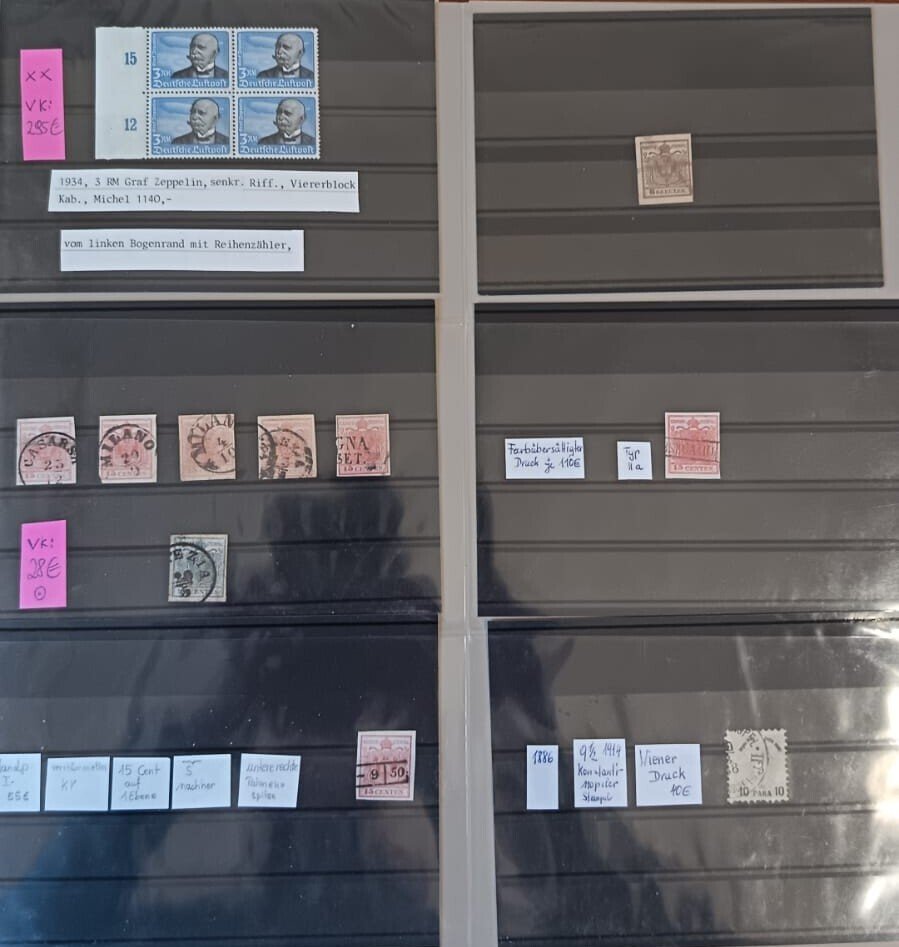 Europe 1850/1945 - Collection of 135 index cards with the main theme of Austria and international participation. #1.0