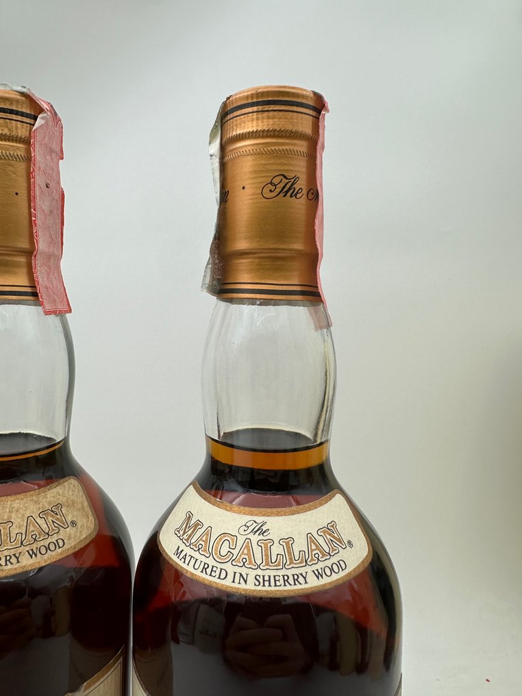 Macallan 7yo - 10yo - 12yo  - b. 1990s - 70cl - 3 bottles #3.2