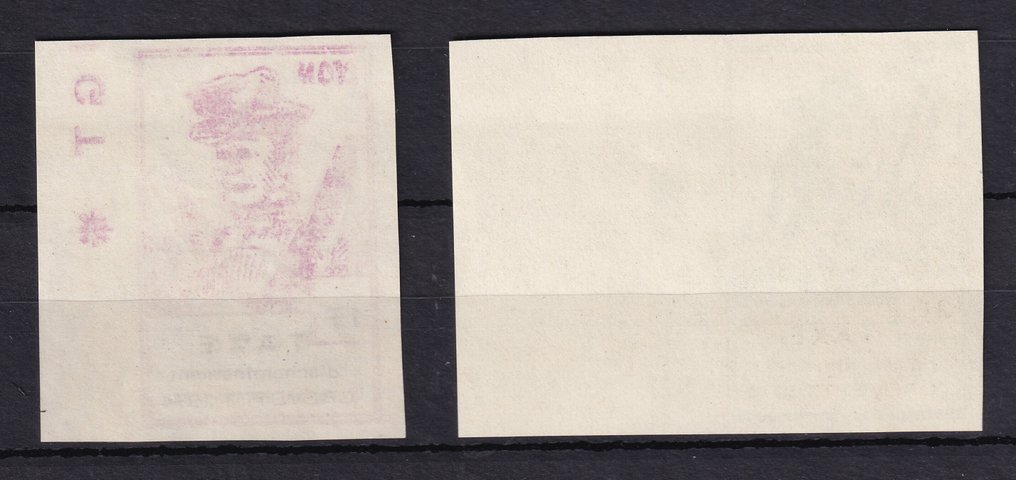 法国 1974 - 无铰链，里昂，罢工邮票非常精彩 - Mayer n°34/35 #1.0