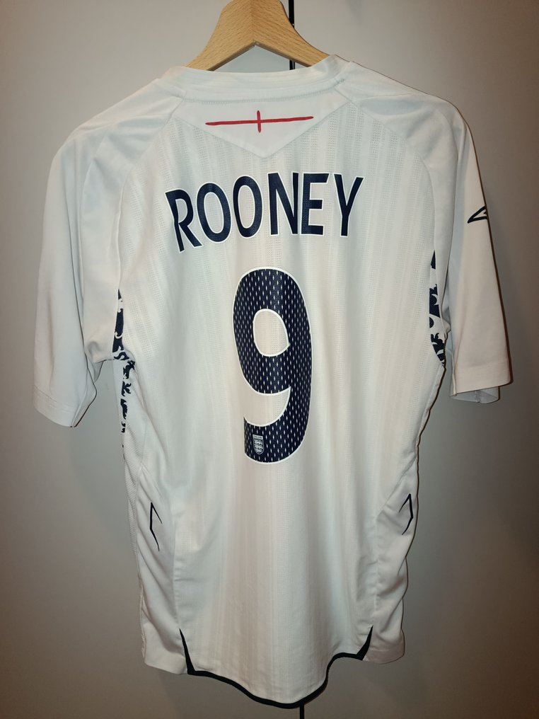 England Home - 欧洲足球锦标赛 - Wayne Rooney - 2007 - 团队服装 #1.0