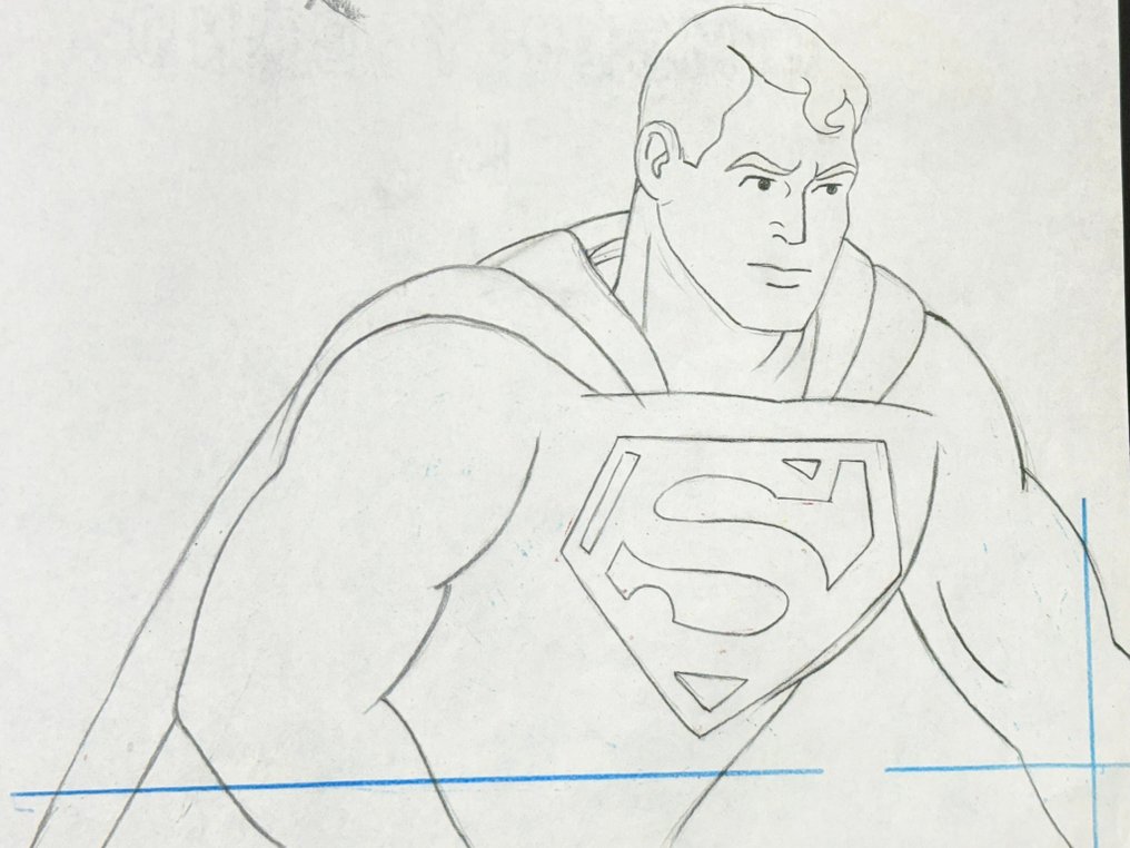 Filmation - Original Animation drawing of Superman - The Superman/Aquaman Hour of Adventure (1967) #3.2