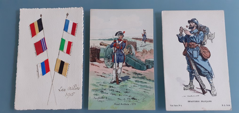 法国 - 欧洲, 第一次世界大战, 军事, 船、幽默、插画家、照片卡片 - 明信片 - 1914-1918 #3.2