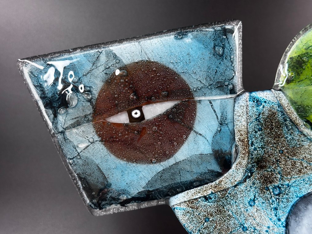 Studio Habrat - Maciej Habrat - Sculpture, Eyes - 32 cm - fusing - 2025 #4.3