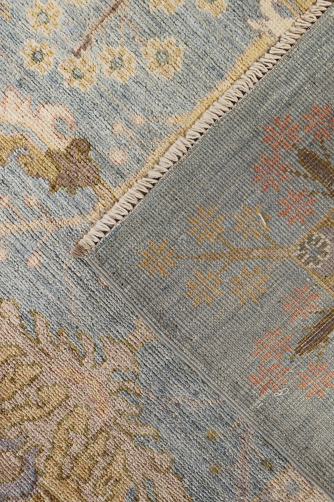 Afghan, Hand-knotted Traditional Oushak rug Unique High quality Premium wool - Carpet - 306 cm - 246 cm - New Handmade Designer rug #4.3