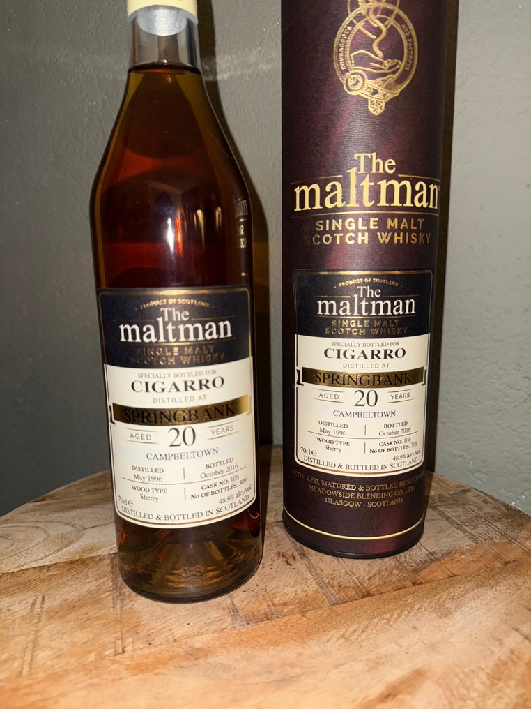 Springbank 1996 20 years old Cigarro - The Maltman  - b. 2016  - 70cl #2.1