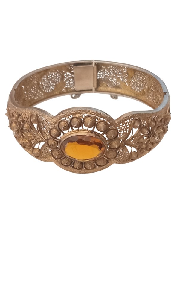 Zonder minimumprijs - Armband - 9 kt. Geel goud -  7.00ct. tw. Topaas #4.3