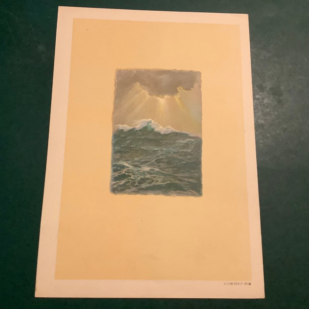 Duitse Rijk 1936 - Telegram met zijljacht - Michel #2.1