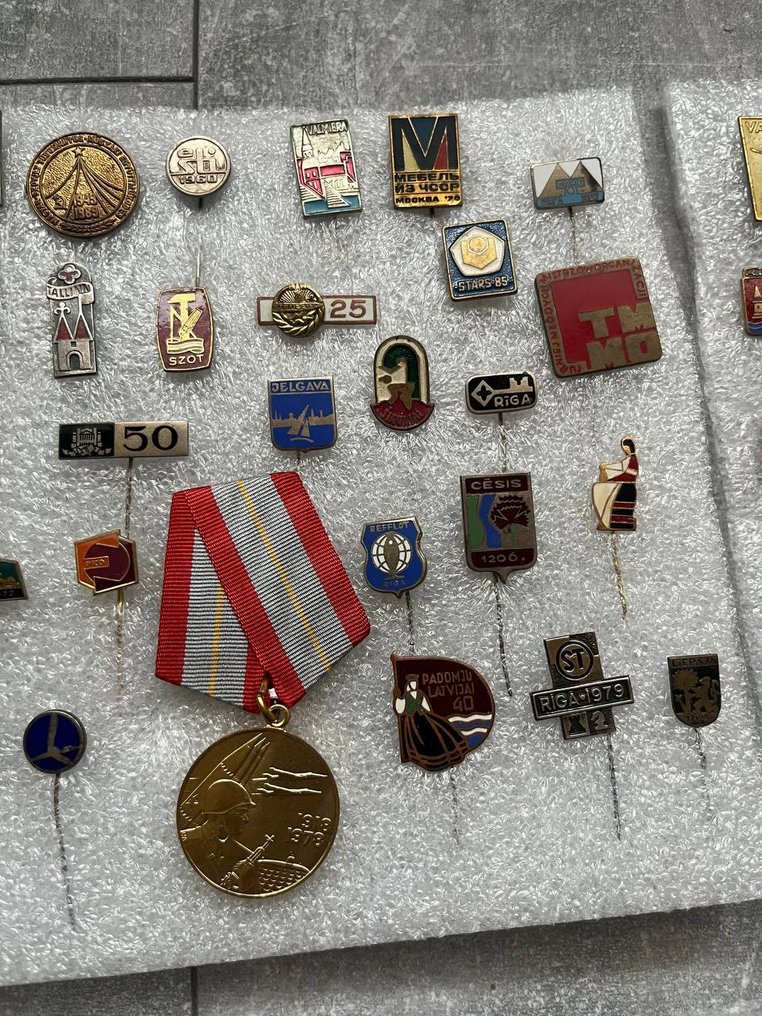 Temasamling - USSR Sovjet pinsæt lot - Collection #2.1
