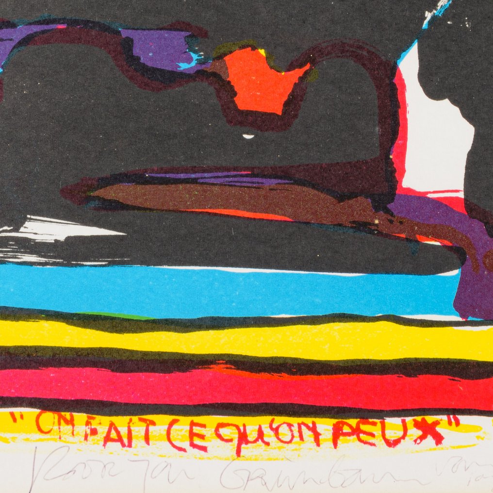 Jacqueline  de Jong  (1939 – 2024) - Zonder titel #2.1