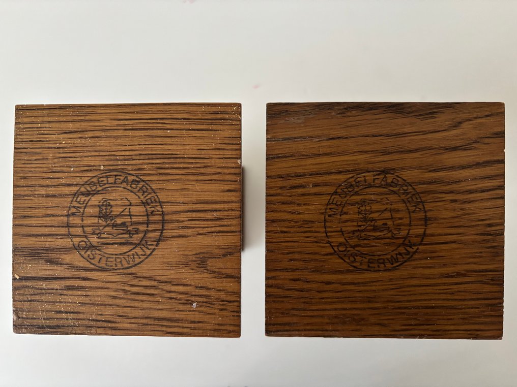 Meubelfabriek Oisterwijk - Candlestick Amsterdam School design of the 1920s (2) - Oak #4.3