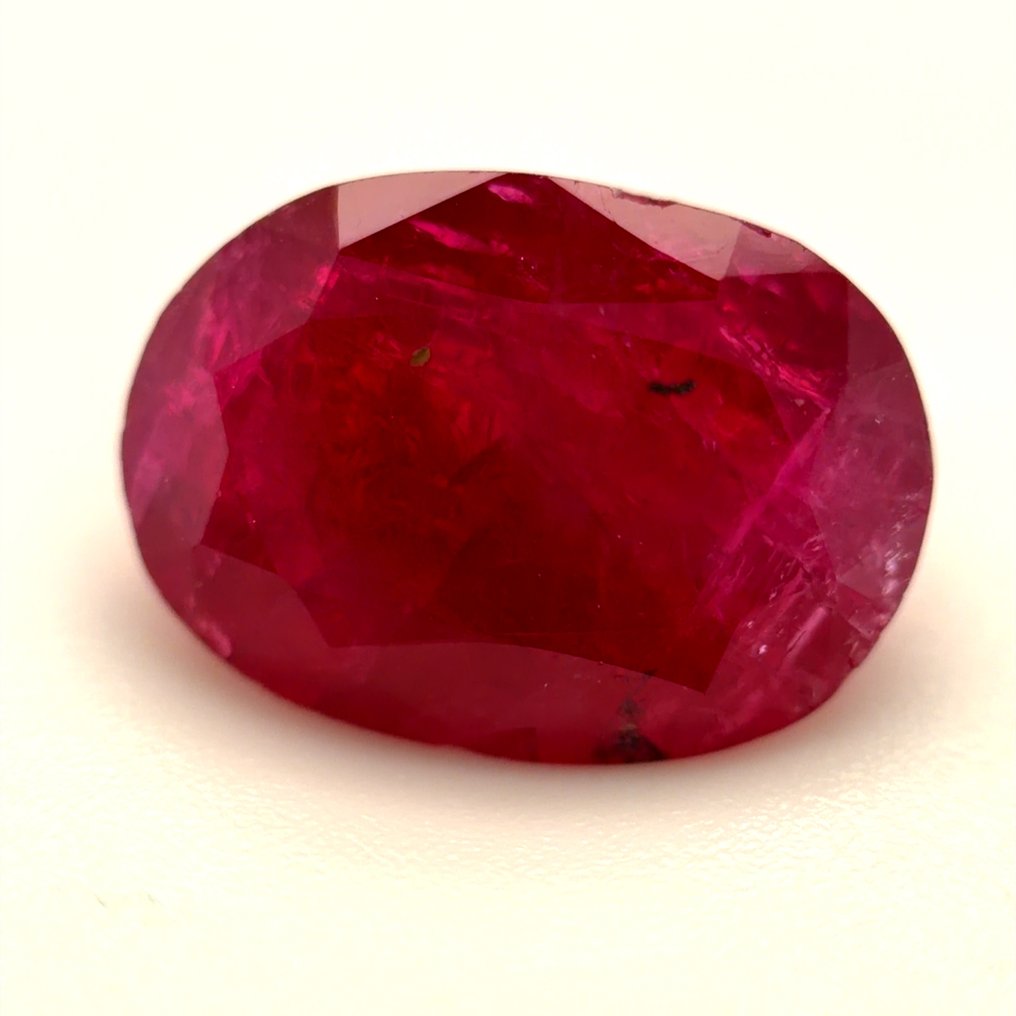No reserve price - 1 pcs  Red Ruby  - 2.51 ct - International Gemological Institute (IGI) - Natural ruby #1.0