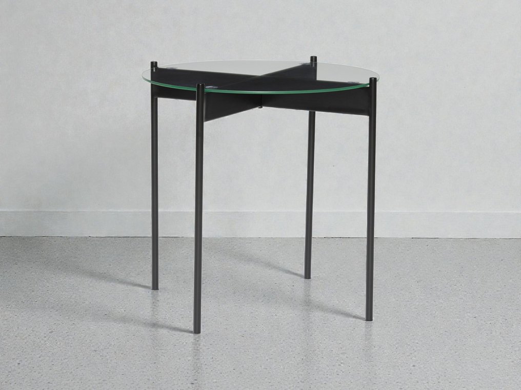 Hübsch - Lotte Knudsen - Side table (2) - Beam Side Table Black - Iron - 2 Pieces #3.2