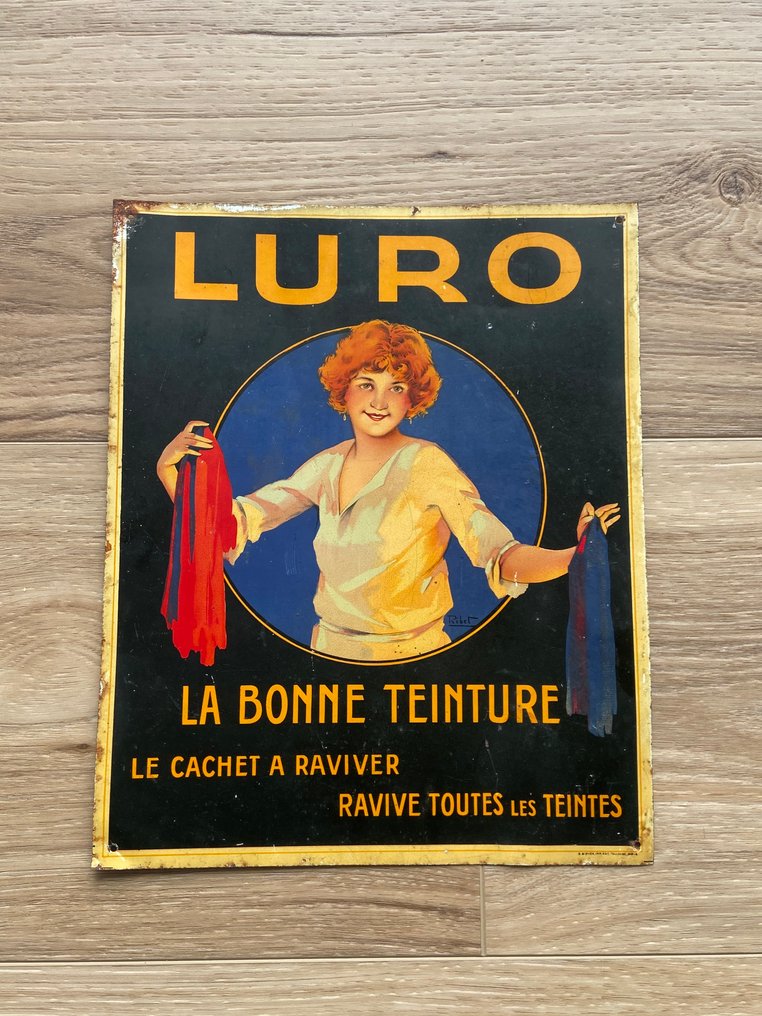 Luro « La Bonne Teinture » / B.Sirven Toulouse - Placa - Metal #1.0