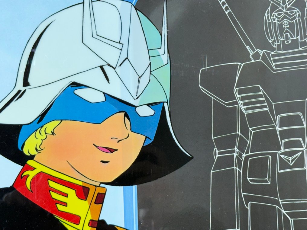 Nippon Sunrise - Original sericel, with copy background - Limited edition from the studio, very rare! - Mobile Suit Gundam (1979/80) #3.2