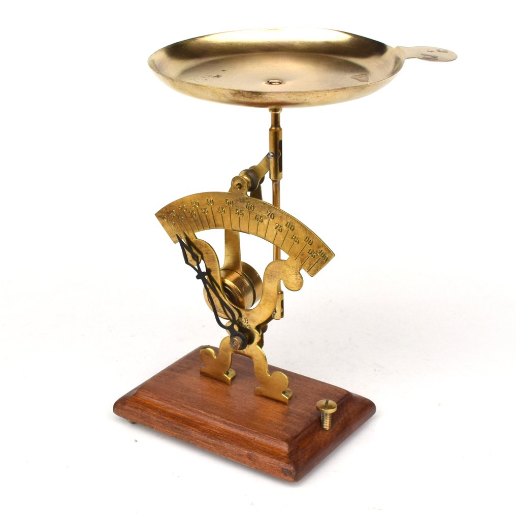 Narcissé Briais - Vægt - Forniklet messing - håndlavet fod #1.0