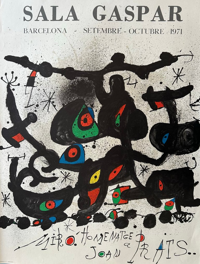 Joan Miró - Sala Gaspar, Barcelona - 1971 #3.2