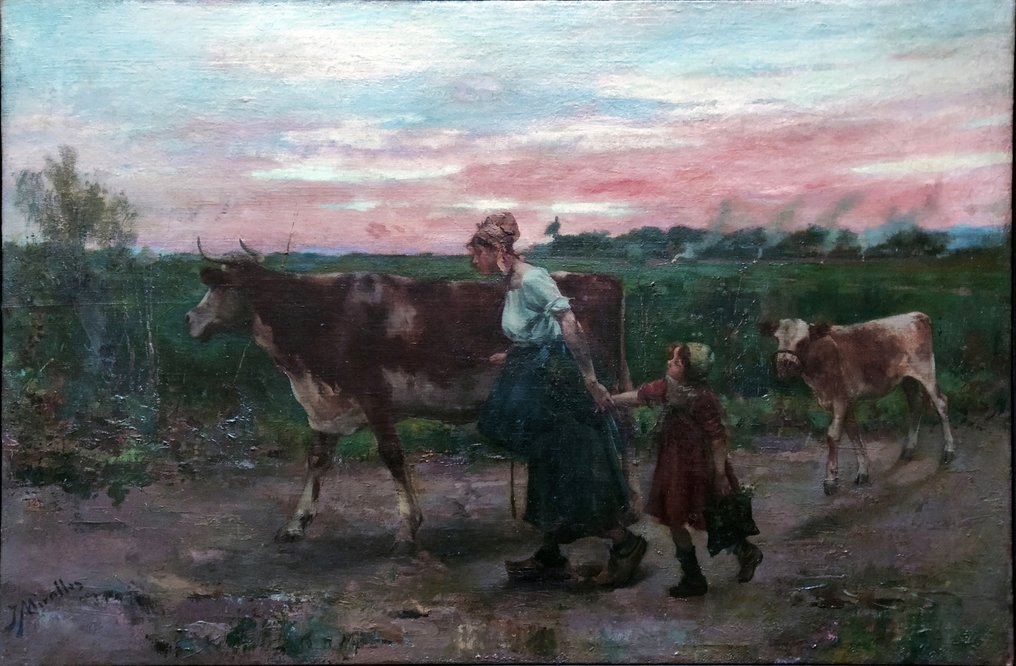 José Miralles Darmanin (1851-1900) - Le due madri #1.0