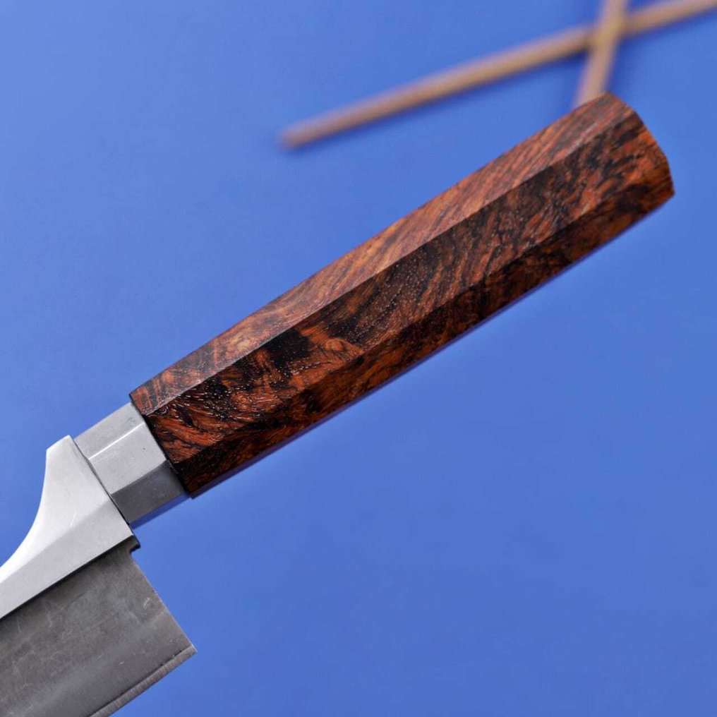 餐刀 - R619 - Tiger Wood - 蚀刻面包刀 #3.2