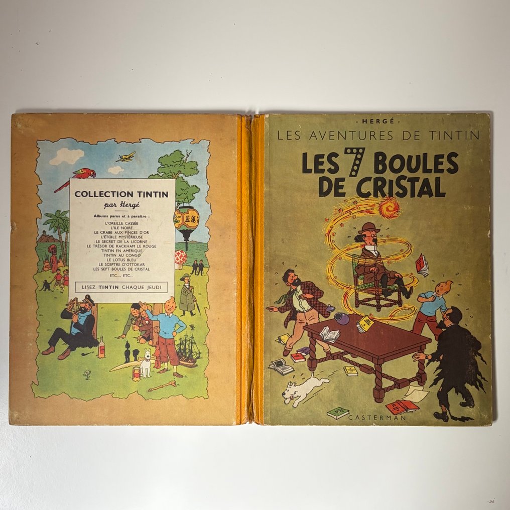 Tintin T2 - Les 7 boules de cristal (B2) - C -2e édition couleur - 1 Album - 1948 #3.2