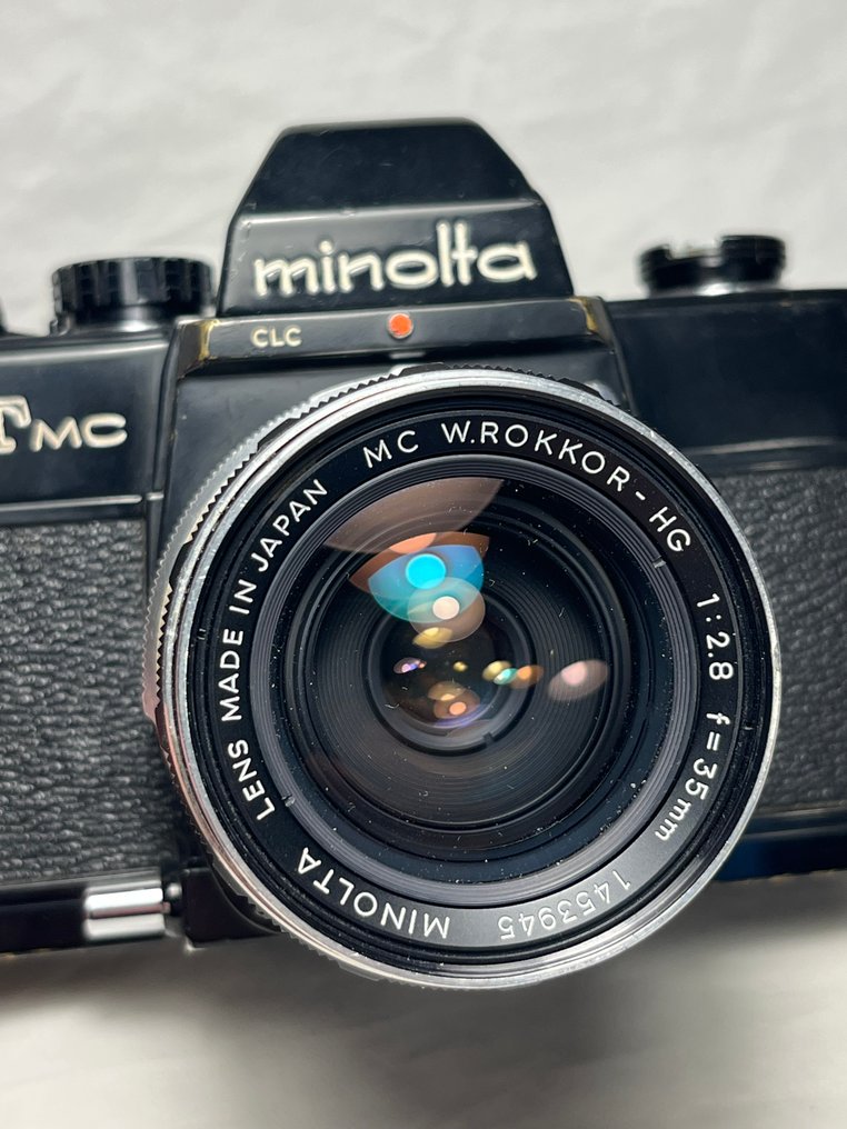Minolta sr T mc , black + 35 mm 2.8 lens Appareil photo reflex mono-objectif (SLR) #1.0