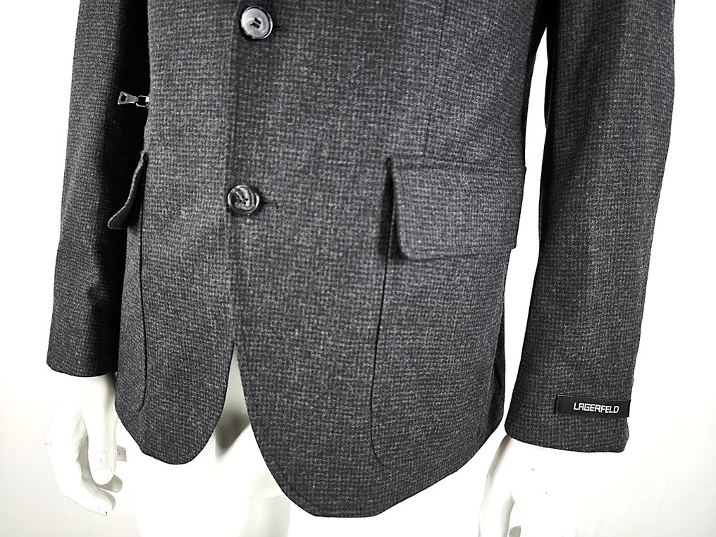 Karl Lagerfeld - Mix Wool/Cashmere with Windbreaker - Blazer #3.2