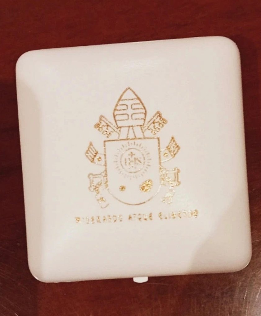 Papa Francesco - Rozenkrans van het privé-onderwerp - Gezegend en geschonken door de Heilige Vader - Metaal en parels - 2000-2010 #1.0