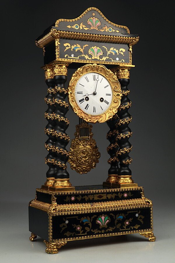 Portico clock - Wood - 1850-1900 #4.3