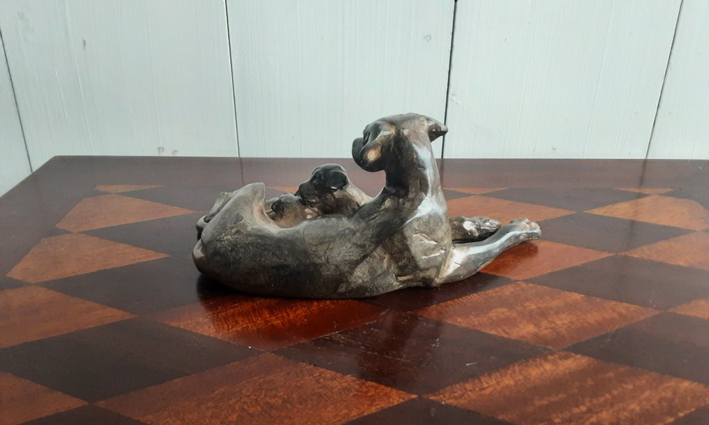 P. Chenet - Figure - Hond - 16 cm - Bronze #2.1