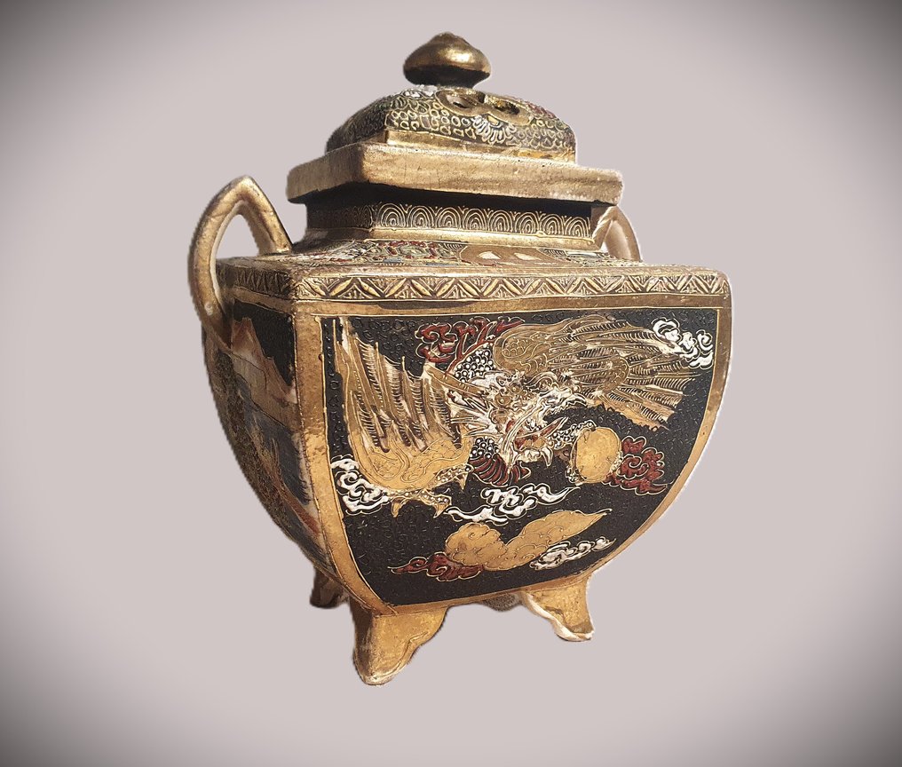 Καυστήρας αρωμάτων - Πορσελάνη - SATSUMA Japon Impériale #2.1