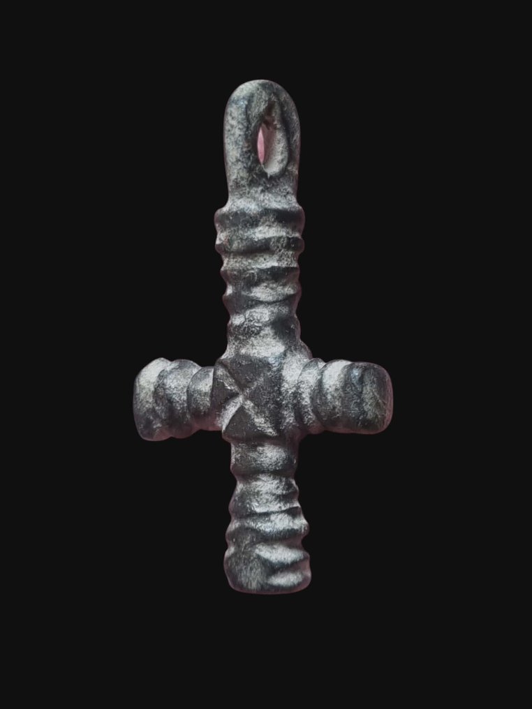 Medieval, Crusaders Era Bronze, Top Cross Pendant  (No reserve price) #2.1