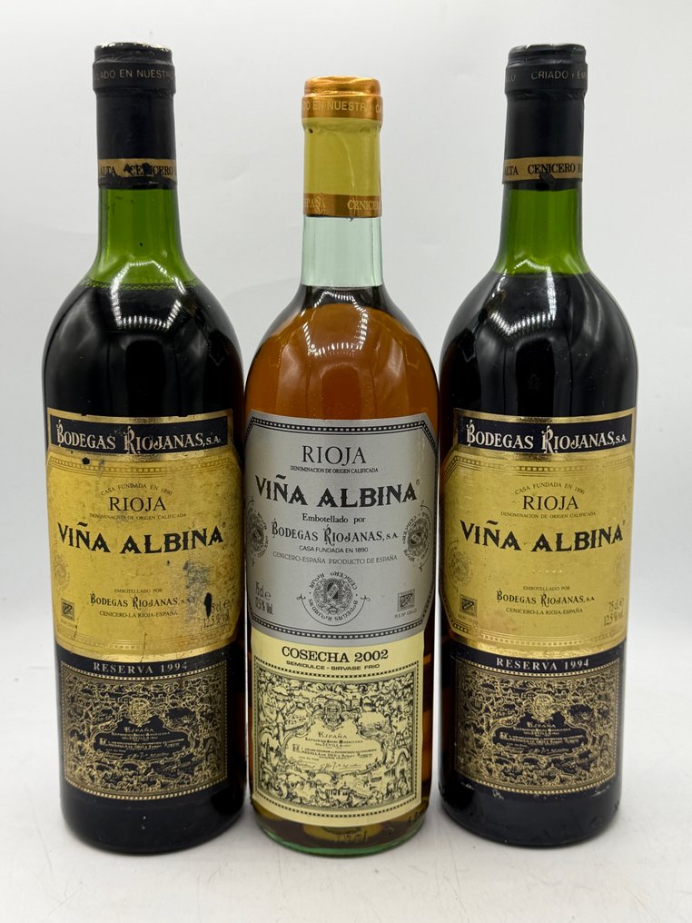 1994 & 2002 Bodegas Riojanas, Viña Albina - 里奥哈 Reserva - 6 Bottles (0.75L) #1.0