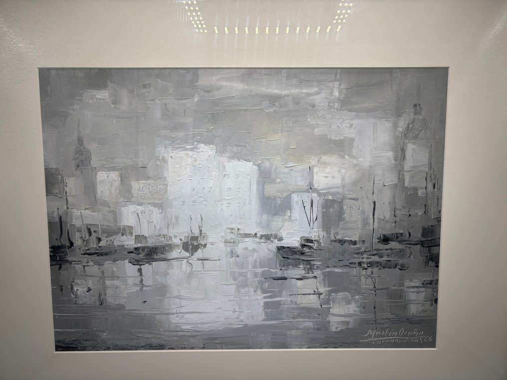 Martin Ocaña (XX) - Harbour scene Torremolinos #4.3