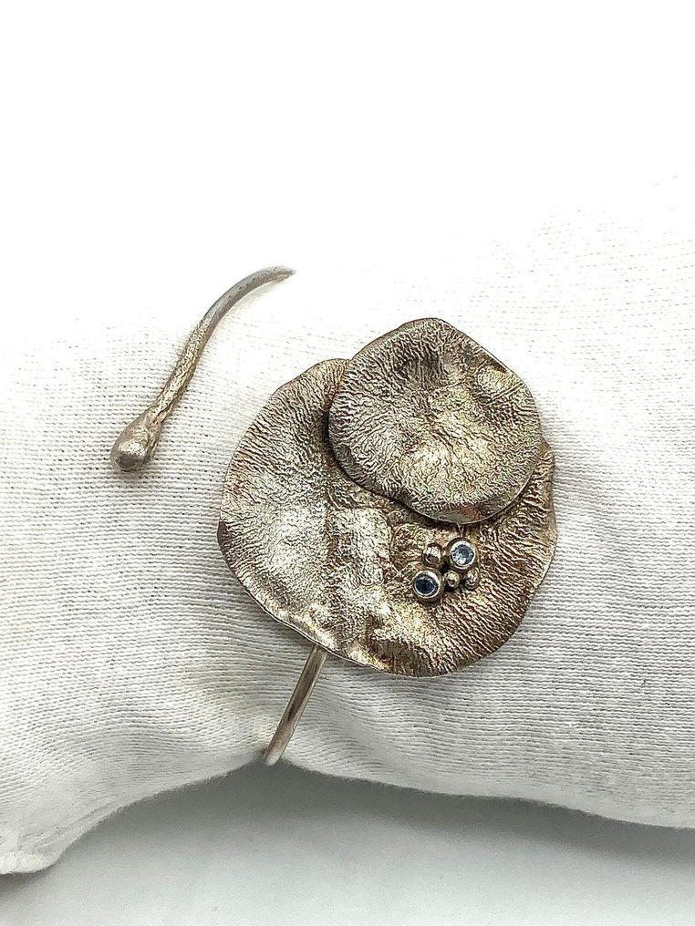 Fără preț de rezervă - Brățară tip inel Argint #4.3