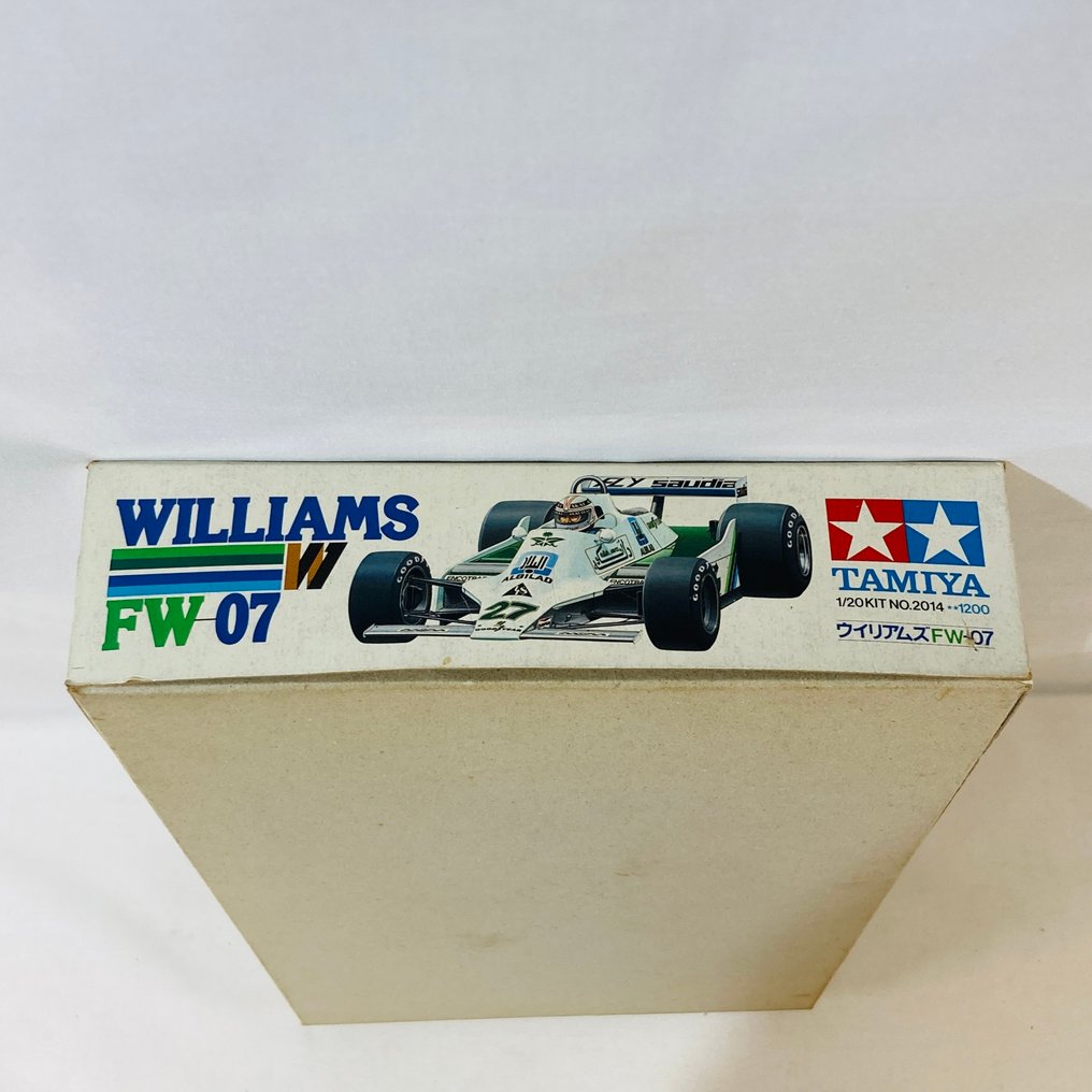 Tamiya 1:20 - Modell-kit - Williams FW-07 - 2014 års vintagemodell, 1979, första utgåvan #2.1