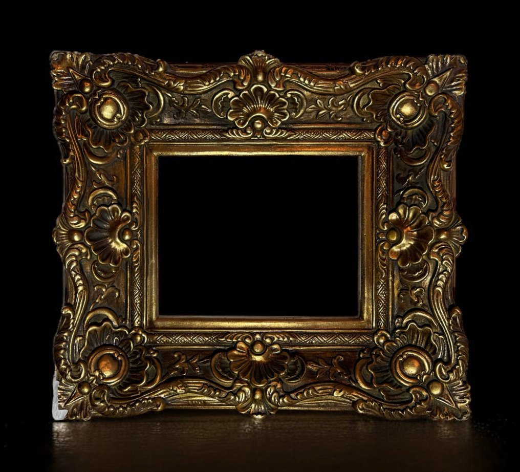 Ramme- Museale - Guldblad - Gesso  - Træ #1.0