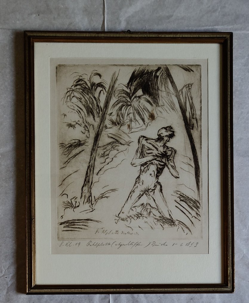Paul Kleinschmidt (1883-1949) - Don Quixote - etching, handsigned and numb. 1919 #1.0