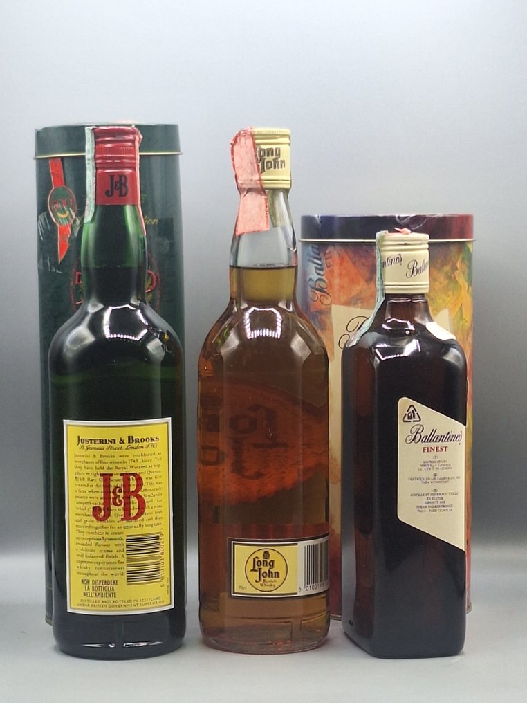 J&B, Long John, Ballantine's  - 70厘升 - 3 瓶 #2.1