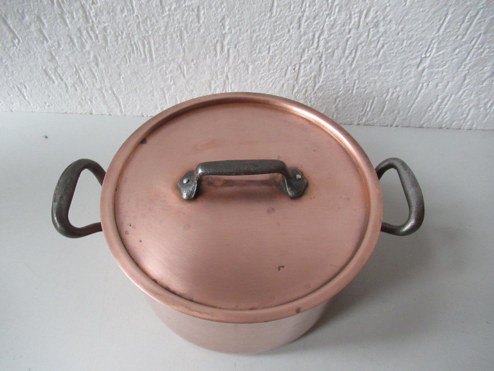 Falk  Belgium - Τηγάνι -  Χαλκού κατσαρόλα με καπάκι. - Χαλκός #1.0