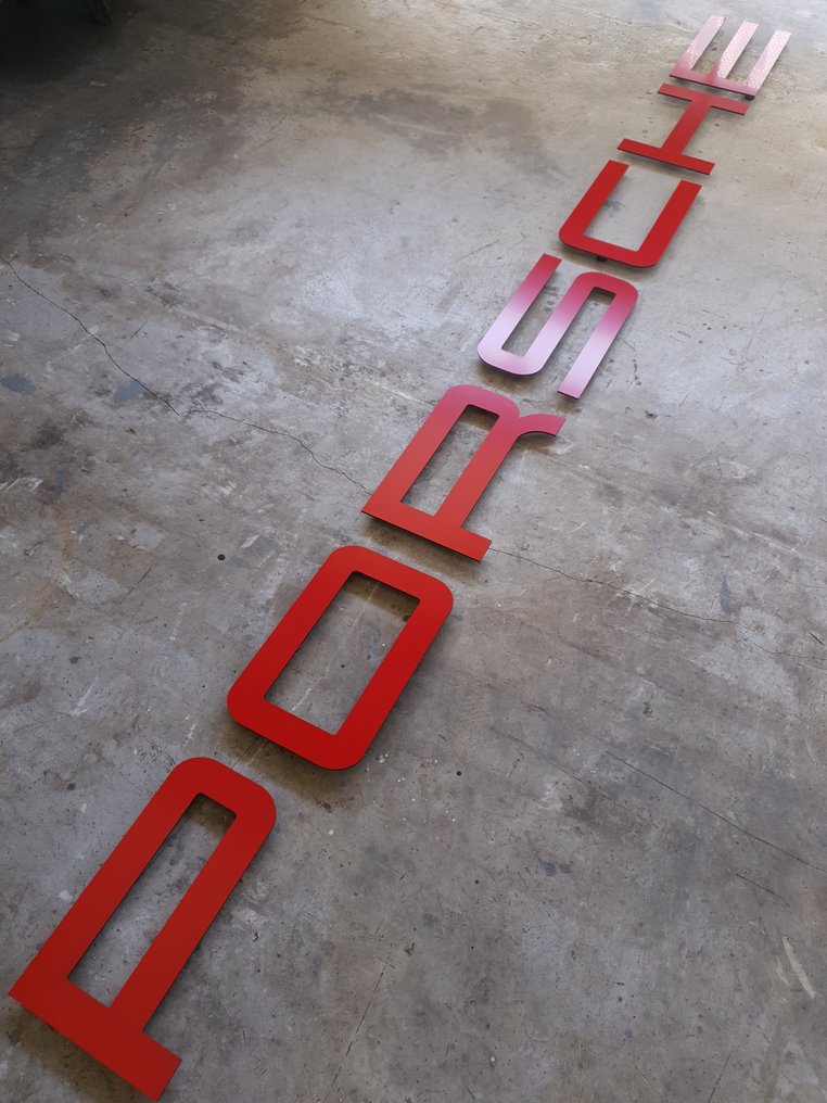 Sign - Porsche - Logo mural qualité professionnelle - aluminium* #1.0